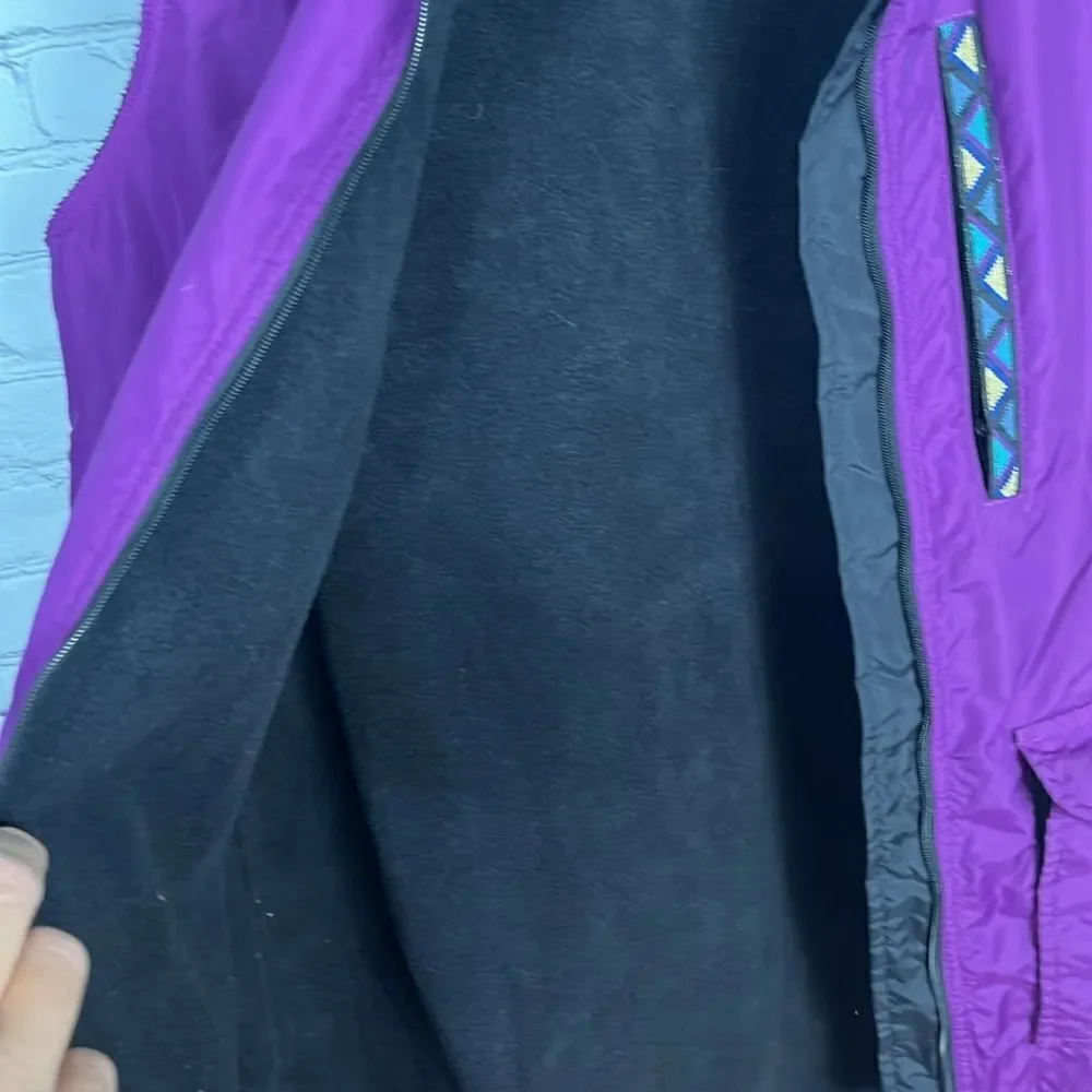 REI Fleece Lined Grape Purple Vest size Youth XL